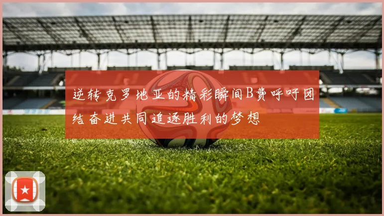 逆转克罗地亚的精彩瞬间B费呼吁团结奋进共同追逐胜利的梦想